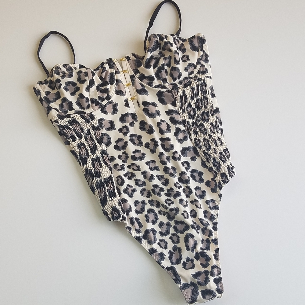 Leopard print Victoria's Secret Bodysuit